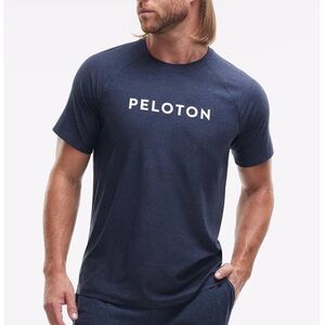 Peloton Purple Short Sleeve Tee Soft Crew Neck. Size Large